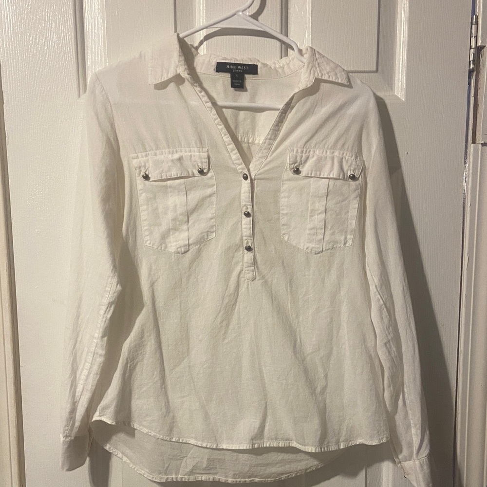 Nine West White Top